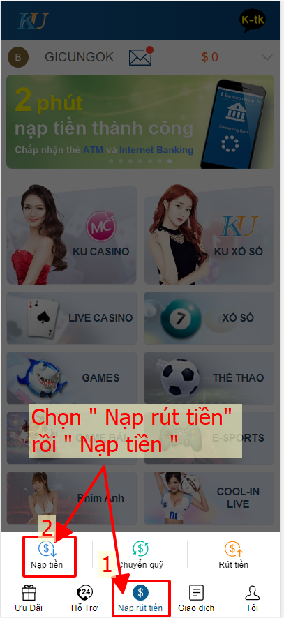 Huong dan chi tiet cac hinh thuc nap tien KU CASINO-11